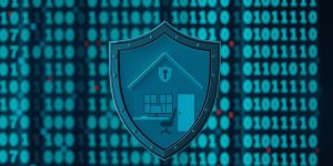 Shield protecting startup office from digital threats